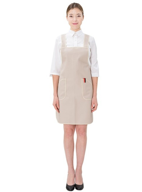 메쉬 양면 무광 H형 방수 앞치마(중) 4color